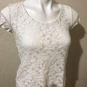 Hollister white T shirt